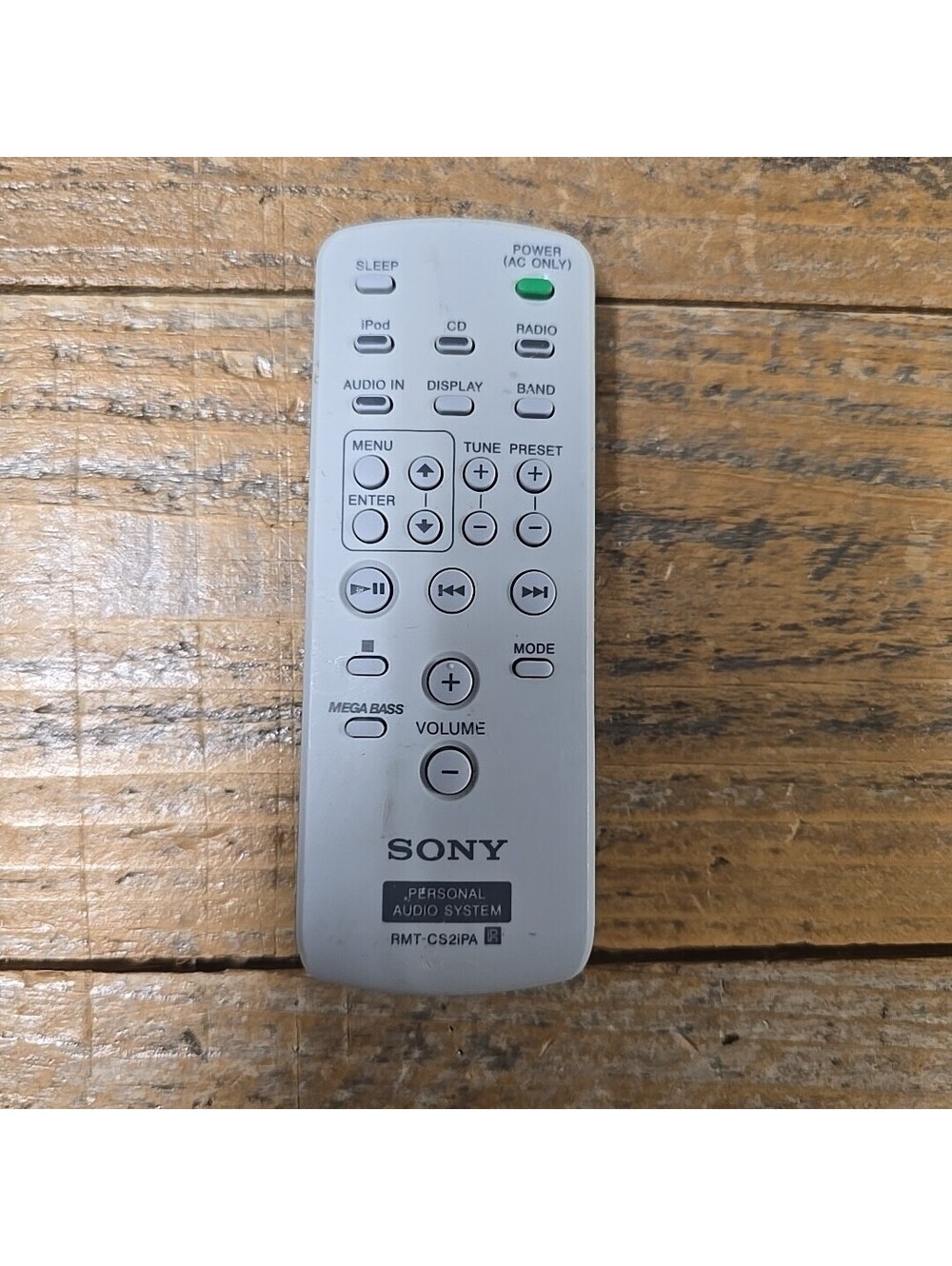 Sony RMT-CS2iPA Personal Audio System Remote Control OEM
